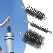 Chimney Maintenance Made Easy with 3 Size Wire Brush Set 30mm 50mm 80mm