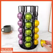 Nespresso Vertuo Coffee Capsule Holder Chromed 20/30 pod stand rotating carousel