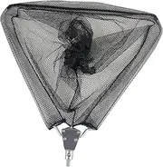 harayaa Folding Net Fish Landing Net Durable Accessory Fish Net Fish Catching Net Portable Nylon Mesh Fishing Net for Freshwater, 40cm