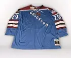 Colorado Avalanche Mitchell Ness Nathan MacKinnon #29 NHL Blue Line Jersey 4XLB