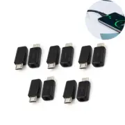 10Pack USB 2.0 Plug 5 Pin Welding Type Male Plug with Black Cover