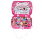 Princess Girl Make Up Play Set Rose Red Handbag Cosmetic Beauty Set for Kids