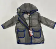 Hunter for Target Unisex Toddlers' Rain Jacket Coat - 18M, Gray & Blue