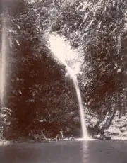 The Blue Basin Falls Trinidad and Tobago 17th March 1896 OLD PHOTO