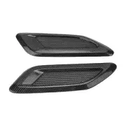 (Carbon Fiber)Bonnet Air Vent Trim Front Bonnet Vent Cover Universal For Car