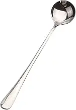 6PCS Long Handled Stainless Steel Coffee Spoon Ice Cream Dessert Tea Spoon for Picnic Kitchen Tableware Cooking Utensils(A)