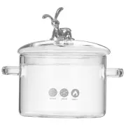 Small Saucepan Casserole Soup Pot Double Ear Cooking with Lid