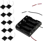 Gadpiparty 12 Pcs Battery Holder Case Plastic Battery Box for Scientific Experiments Classroom Use and Small Electronic Projects Portable Easy to Install and Carry