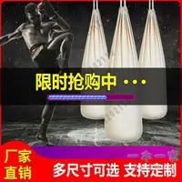 在飛比找樂天市場購物網優惠-拳擊沙袋 定制自裝帆布成人兒童跆拳道吊式散打拳擊沙袋鐵沙掌空