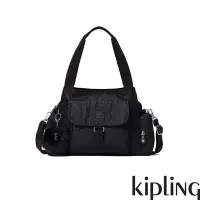 在飛比找Yahoo奇摩購物中心優惠-Kipling 低調有型黑豹紋好收納手提兩用斜背包-FELI