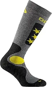 [DOGMA] Snow Fox Junior Merino Ski Socks for Children & Teenagers, Snowboard Socks, Warm Knee Socks, Breathable with Padding and Light Compression
