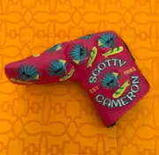 Scotty Cameron Putter Gallery Encinitas Hibiscus Agave Surfing Man Headcover NEW
