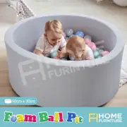Kids Ball Play Pit Foam Ocean Pool Soft Baby Padding Child Barrier Toy 90x30cm
