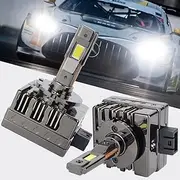 JALN7 D1S/D1R Bulb Car for HID Assembly 6500K 2PCS 90W 30000Lumen Replacement Upgrade Xenon HID to Lights Fog Bulbs