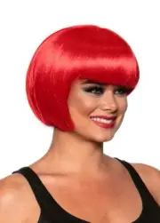 Underwraps Short Bob Cut Women's Wig Red