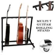 Electric Acoustic Guitar Rack Stand Rolling Studio Display Rack Stage Concert St
