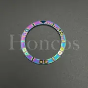 Rainbow Bezel Insert Fits For Rolex 40MM Yacht Master GMT Watch Seiko 6309 7002