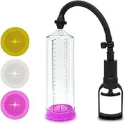 Men's Growth Pump with Strong Suction Vacuum Pump with ED Screen Powerful Electric Vacuum Pump Inch Adjustable Men's Underwear Set Training Tools to Be a Bigger Men MJ29139 sex toy dildo clitoris stimulation adult product