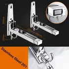 Metal Wall Mount Microwave Shelf Stand Bracket 20cm x 22cmx 40cm