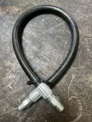 3/8" x 30" 2 wire Hydraulic Hose assembly 5,000 PSI with 2 Male Pipe Fittings