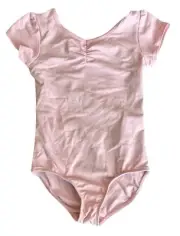 Danskin Girl’s Size 6-6X Pink Cap Sleeve Leotard New with Tags