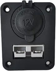 50A Anderson Plug Panel with 12v Socket