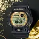 CASIO 卡西歐 G-SHOCK 黑金配色運動手錶 電子錶(GD-350GB-1)