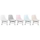 Low rolling stool, low rolling seat with back support, pedicure stool, 360°