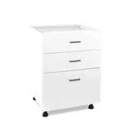 Flatpax 600mm Utility 3 Drawer Drawer Cupboard