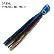 Black Magic Jonahs Kona XT Tuna Game Lure 240mm Unrigged Dr Evil
