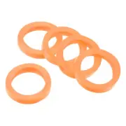 Key Caps Covers Rings, 20 Pack 1.2" Keys Identifiers Covers Coding Tags, Orange