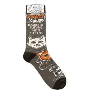 Primitives by Kathy - Rather Be Playing with Kittens Socks - 113095