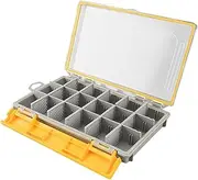 Fishing Tackle Box | Angling Gear Divided Storage | Lightweight Adjustable Dividers Tackle Lures Box for Saltwater and Freshwater Fishing