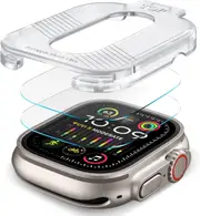 [2-Pack] Screen Protector For Apple Watch 49mm Ultra 2 / Ultra Auto Alignment Easy Installation Tempered Glass for iWatch