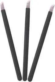 OSOLADY Nail Art Set 3pcs Cuticle Pusher Kit Grinding Head Nail Art Pusher Cuticle Remover Scratch Off Tool Nail Helper Portable Design