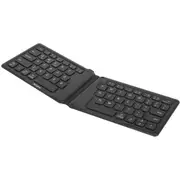 Targus AKF003US Keyboard - Wireless Connectivity - English (US) - Black - Bluetooth/RF - 5.1 - 2.40 GHz - Windows, iPadOS - iPad, iPhone - PC