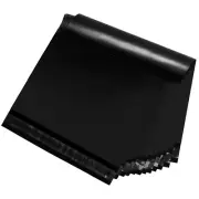 100 Black 12x15.5 Inches Polymailer Plastic Shipping Mailing Envelopes Bag