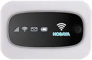 Portable WiFi 4G LTE SIM Card Router Built-in Battery 10 WiFi Users High Speed Portable Travel Hotspot Mini Router Unlocked 4G mifi Pocket WiFi Modem (LED Light HM7)