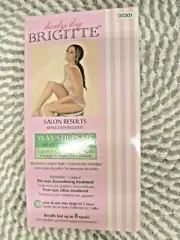 BODY BY BRIGITTE~SALON RESULTS~WAX STRIPS KIT~FACE*BROWS*BIKINI 30 STRIPS 3