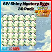✨ SHINY 6IV set of 30! Hatch your own MYSTERY EGGS ✨ Pokemon SCARLET and VIOLET