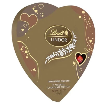 Lindt Lindor - 13 Assorted Dark - White - Milk Chocolate Truffles - 5.5 oz