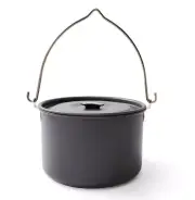 4L Camping Cookpot Ideal for camping and caravanning-Grey