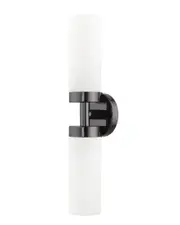 Livex Lighting 2-Light Black Chrome Ada Vanity Sconce