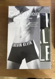 Calvin Klein Intense Power Micro 3-Pack Boxer Briefs-Men's Size Large-NB3612
