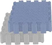 Sosoport Boys and Girls Crawling Mat 30x30cm Interlocking Foam Tiles for Floor Baby Play Mat