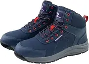 co-cos nobuoka(コーコス信岡) Kokos Nobuoka Industrial Shoes, Work Shoes, High Cut Safety, Minerva Works Steel Toe Core, Includes Replacement Lace, Outdoor Style, Middle Cut, Cushioned Thick Sole for Men