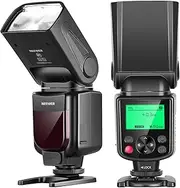 [NEEWER] 750II TTL Camera Flash Speedlite with LCD Screen, Compatible with Nikon D4 D5 D60 D90 D100 D200 D300S D300 D500 D610 D700 D750 D800 D810 D850 D3400 D3500 D5200 D5300 D7000 D7100 D7200 D7500