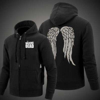 The Walking Dead Daryl Dixon Norman Reedus Hoodie Jacket Sweater Unisex Pullover