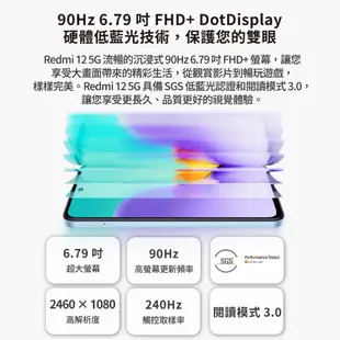 小米 紅米 Redmi 12 5G【4G+128G】全新 公司貨 原廠保固 小米手機 智慧型手機