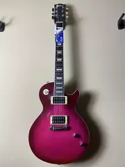 Electric Guitar Vilches Guitars "Gib LP" Style Magenta w/Hard Case